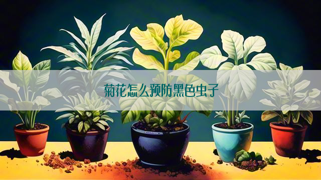 菊花怎么预防黑色虫子