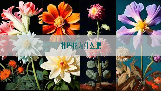 牡丹花为什么肥