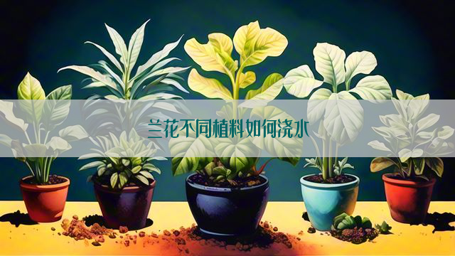 兰花不同植料如何浇水