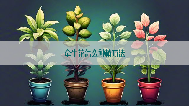 牵牛花怎么种植方法