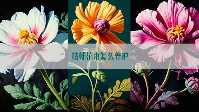 桔梗花束怎么养护