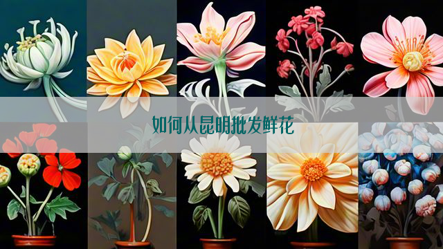 如何从昆明批发鲜花