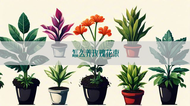 怎么养玫瑰花束