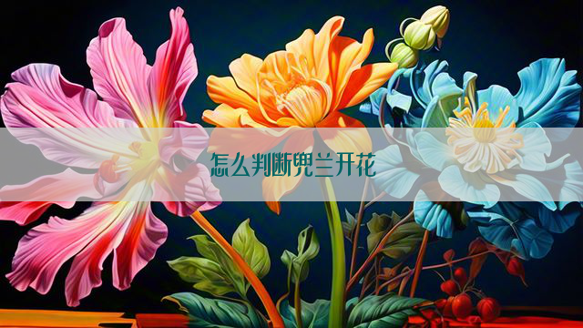 怎么判断兜兰开花