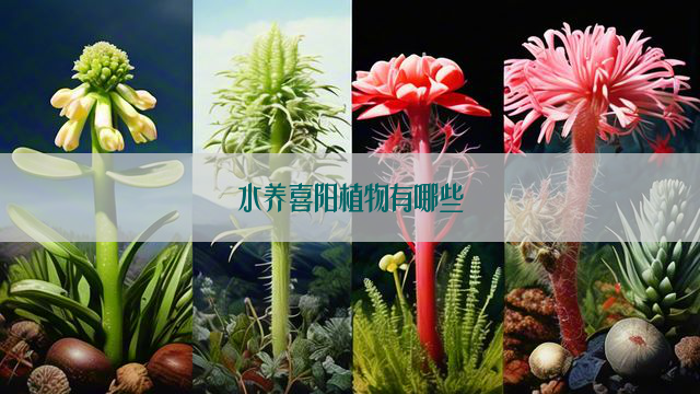 水养喜阳植物有哪些