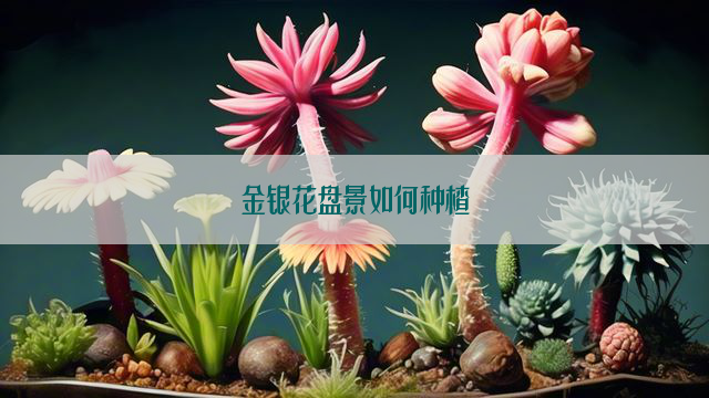 金银花盘景如何种楂