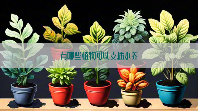 有哪些植物可以支插水养