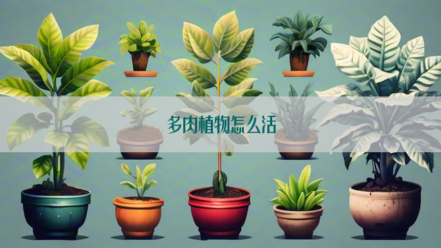 多肉植物怎么活