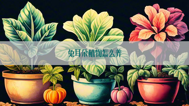 兔耳朵植物怎么养